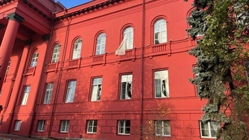 У Києві внаслідок атаки росіян постраждав навчальний корпус і гуртожиток КНУ ім. Шевченка 