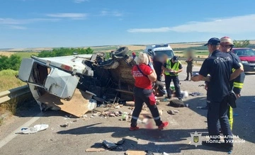 Масштабное ДТП на дороге Киев-Одесса: полиция задержала водителя грузовика