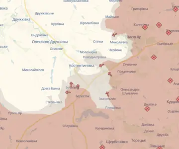 Російська армія просунулась біля Костянтинівки та Затишку — DeepState