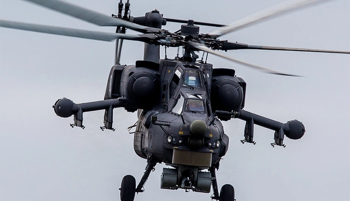 Український FPV-дрон збив російський Мі-28 над Бєлгородщиною – відео