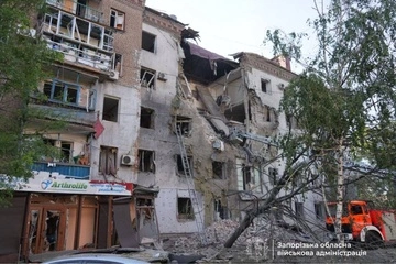 В Запорожье уже двое погибших и по меньшей мере 10 раненых, под завалами есть люди