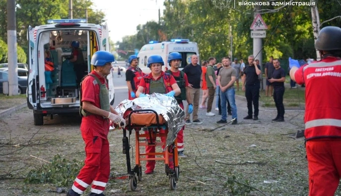 Число пострадавших из-за атаки на Запорожье возросло до 33, пятеро из них — дети