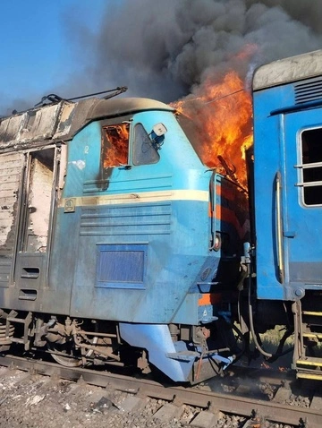 Ворог атакував пасажирський поїзд на Запоріжжі 