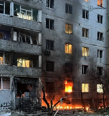 Атака по жилому сектору Сум: дрон ранил трех человек, в том числе детей