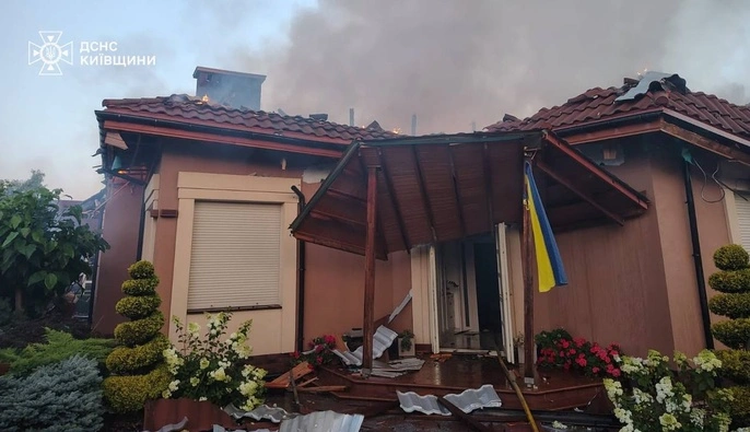 На Київщині від російського удару постраждало п'ятеро людей 