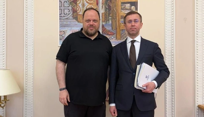 Новоназначенный премьер Корецкий встретился со Стефанчуком: возобновили работу Совета коалиции
