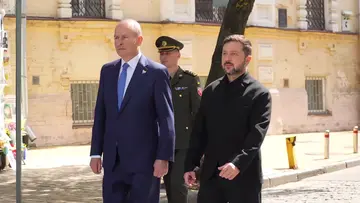 Зеленський та прем’єр Ірландії у Києві вшанували пам’ять українських загиблих воїнів