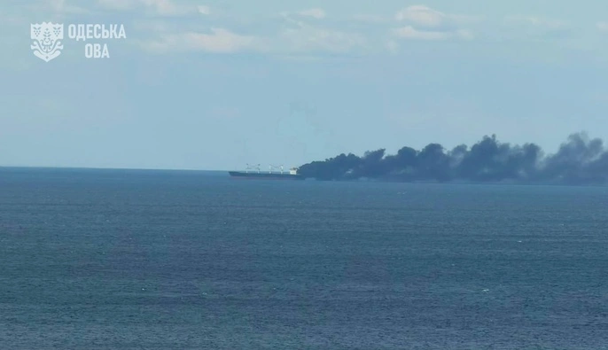Російська атака в Чорному морі: пошкоджено судно під прапором Ліберії