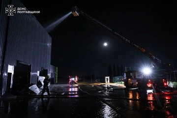 Россия атаковала Полтавщину: погиб человек, пылал терминал "Новой почты"