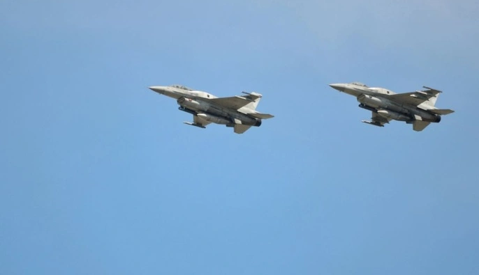 Польские F-16 перехватили российский разведывательный самолет над Балтийским морем