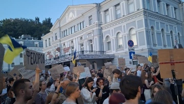 У Києві 31 липня знову відбувається мітинг проти відставки Федорова