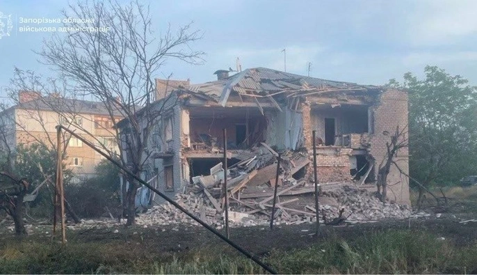 Атака на Запорожье: есть раненые и погибший