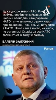 Залужний зробив несподівану заяву про вступ України до НАТО #залужний #нато #shorts