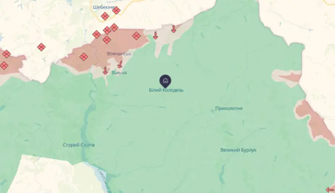 Россияне заявили о продвижении в Белый Колодец на Харьковщине: в ВСУ прокомментировали