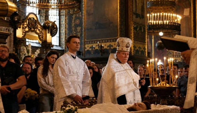 В Киеве прошла церемония прощания с руководителем поискового отряда "Плацдарм" Юковым — фоторепортаж