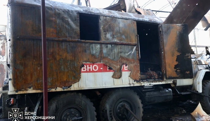 В Херсоне россияне атаковали подразделение ГСЧС