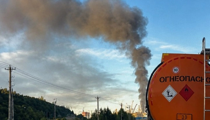 Fire Point подтвердила атаку на порт Усть-Луга в России — фото
