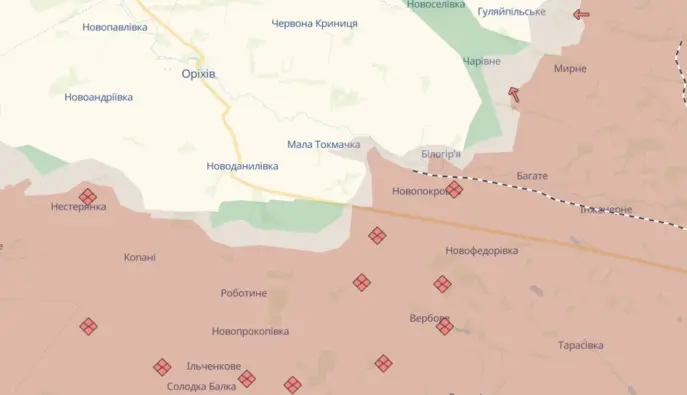 Оккупанты в очередной раз заявили о захвате Малой Токмачки: в ВСУ ответили