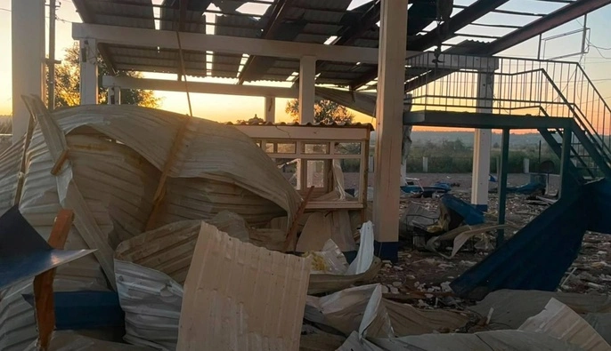В Одесской области «Шахеды» повредили контрольно-пропускной пункт на границе с Молдовой