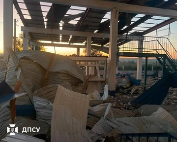 На Одещині "Шахеди" пошкодили пункт пропуску на кордоні з Молдовою