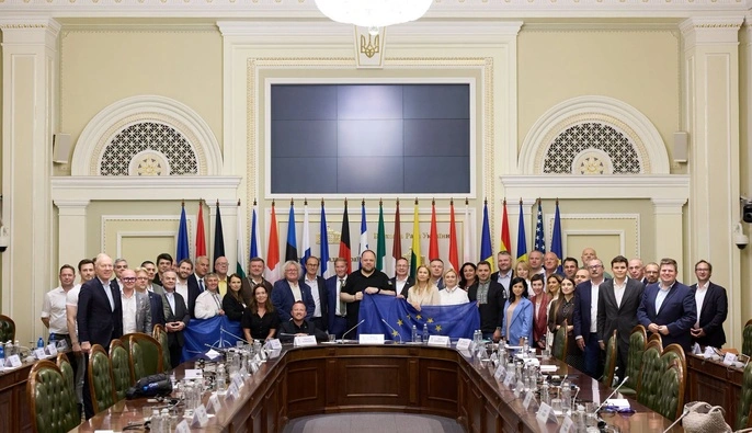 Стефанчук закликав United for Ukraine посилювати підтримку України