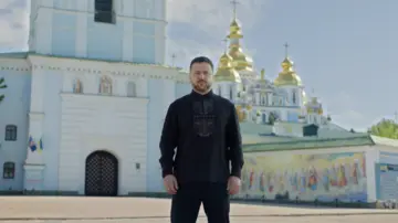 Привітання Зеленського з Днем Незалежності: скільки разів згадав Путіна, Росію та мир