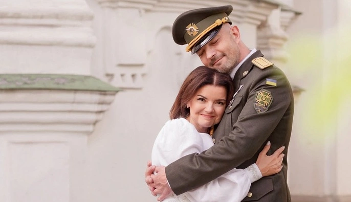 "Теперь - перед Богом": Маричка Падалко обвенчалась с мужем-военным