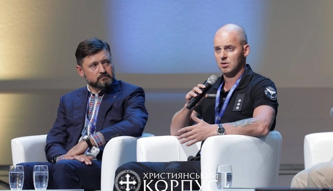 Олексій Середюк представив «Християнський корпус» на міжнародному форумі «35 років віри та свободи» в Києві