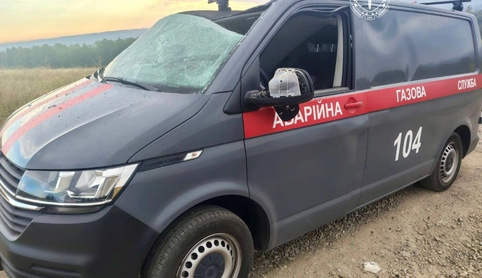 Дрон атаковал работников газовой службы в Харьковской области