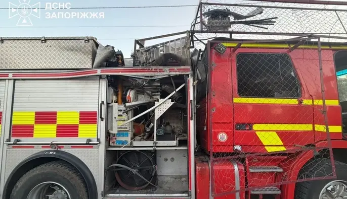 У передмісті Запоріжжя росіяни вдарили по пожежниках