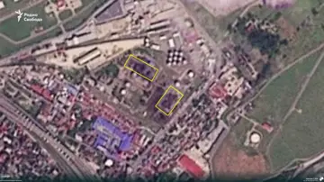 Супутники зафіксували наслідки удару по нафтобазі в Сочі — знищені резервуари з паливом