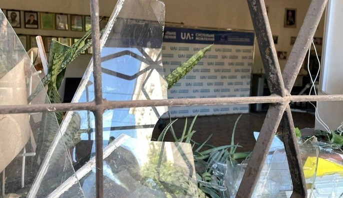 У "Кривому Розі" пошкоджено будівлю "Суспільного"