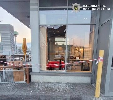 Внаслідок атаки на Київ пошкоджено приміщення McDonald's