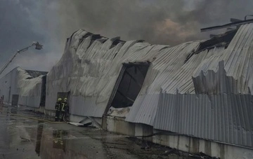 Під час російської атаки пошкоджений склад «ЕКО Маркет»