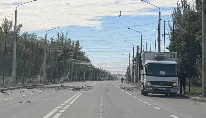 Оккупанты атаковали грузовик в Краматорске: водитель погиб