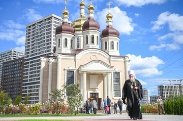 У Києві митрополит Епіфаній освятив храм святих Бориса і Гліба