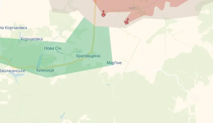 Россияне заявили об "освобождении" Марьиного в Сумской области: в ДШУ прокомментировали