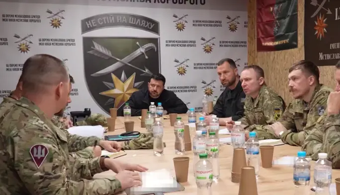 Операция "Вивальди": Зеленский, Хмара и Драпатый встретились с воинами 66-й ОМБр