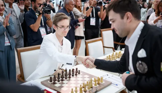 17-летний Игорь Самуненков выиграл золото шахматной Олимпиады на четвертой доске
