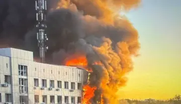 Росармия ударила по многоэтажке в Павлограде: вспыхнул пожар