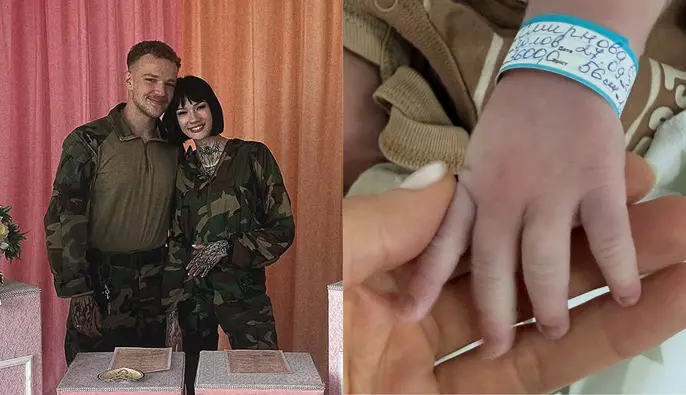 Військова Єва "Юнга" народила сина через місяць після гибелі коханого Даниїла "Серфера"