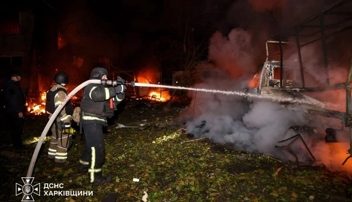 Харків атакували ракетами: одна людина загинула, ще шестеро постраждали
