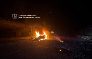 В Запорожье из-за повреждения моста усложнилось движение между берегами
