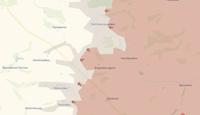Оккупанты продвинулись в Донецкой и Запорожской областях — DeepState