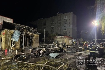 Число пострадавших из-за российских ударов по пригороду Харькова возросло до 20
