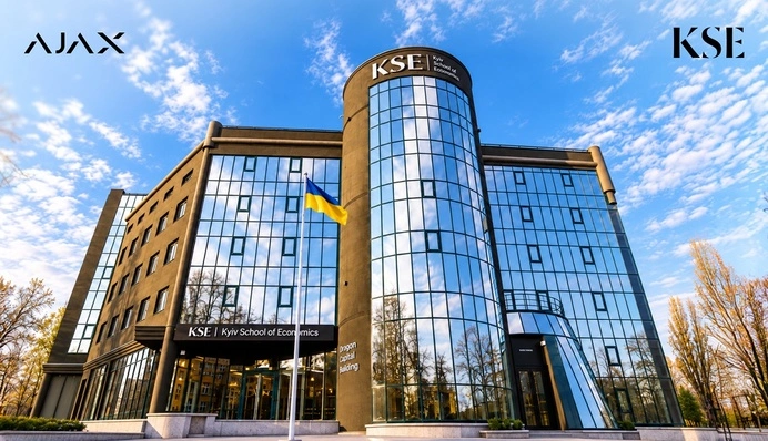 Ajax Systems покриє повну вартість навчання в KSE для 20 студентів із родин захисників України