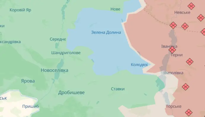 ВСУ освободили три села в Донецкой области и вернули контроль вблизи еще двух — DeepState