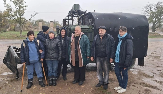 Из Берислава в Херсонской области эвакуировали 15 человек, преимущественно пожилого возраста