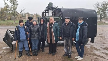 Із Берислава на Херсонщині евакуювали 15 людей, переважно літнього віку