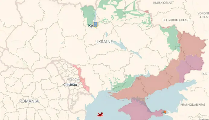 Карта бойових дій в Україні онлайн: яка ситуація на фронті сьогодні